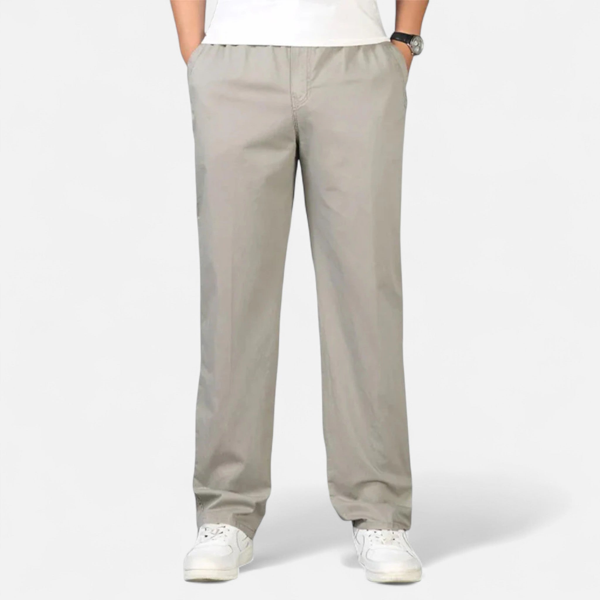 Solenne | Men’s Mayfair Tailored Cotton Pants