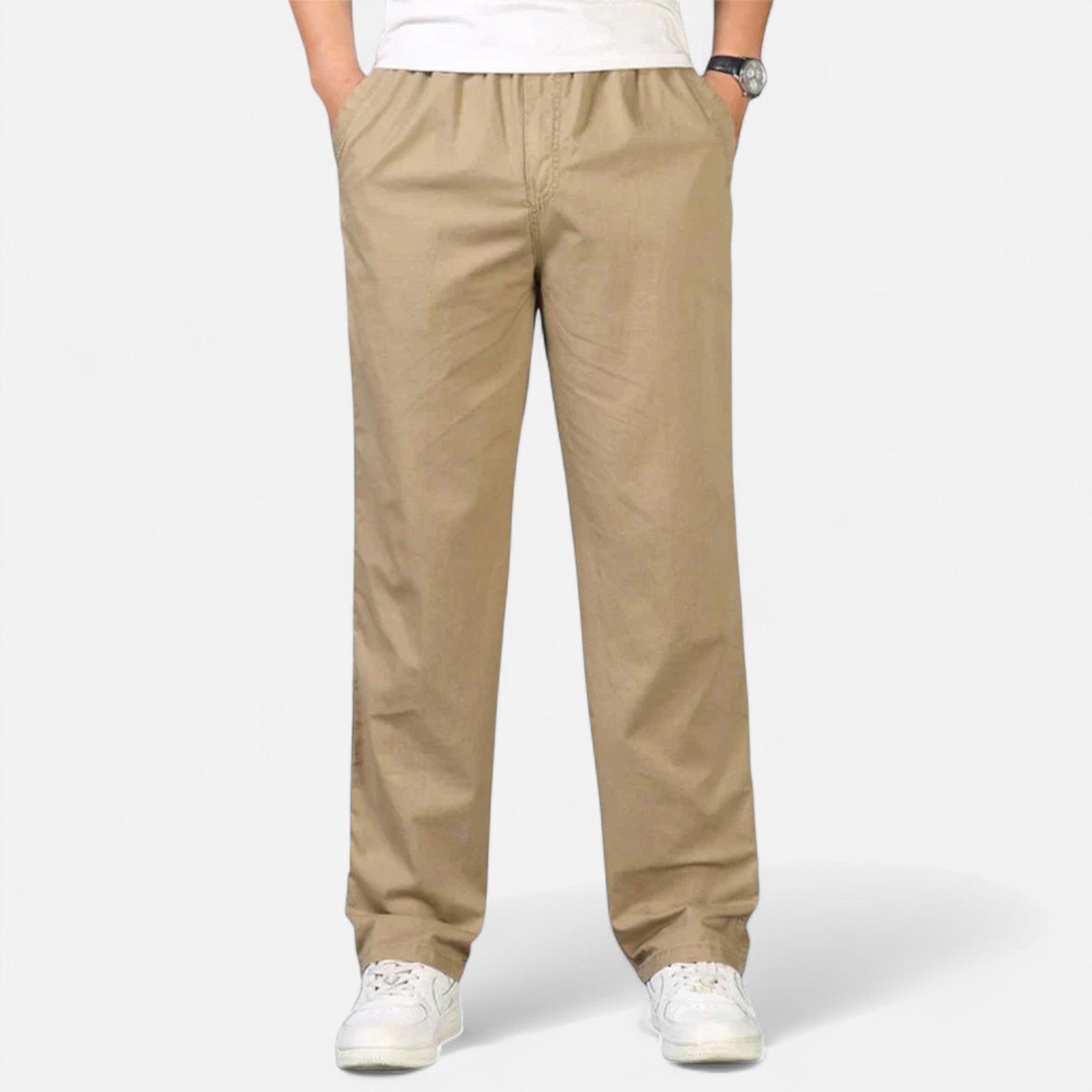 Solenne | Men’s Mayfair Tailored Cotton Pants
