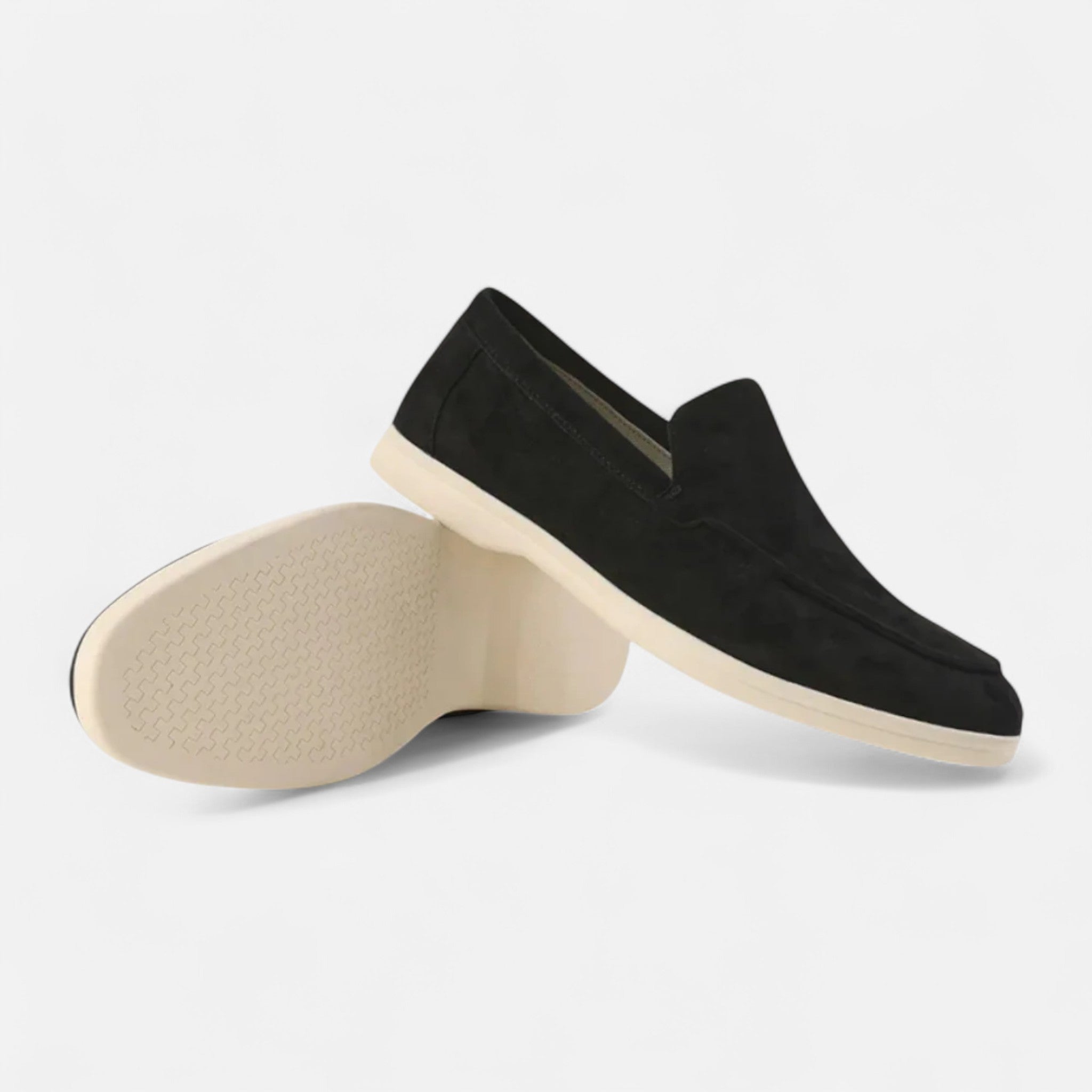 Solenne | Men’s Heritage Suede Slip-Ons