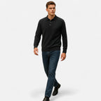 Solenne | Men’s Pure Cashmere Polo Knit