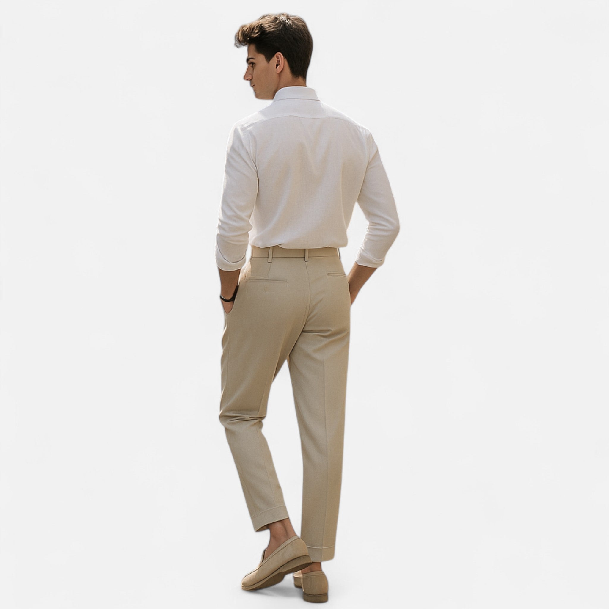 Solenne | Men’s Riviera Cut Tailored Trousers
