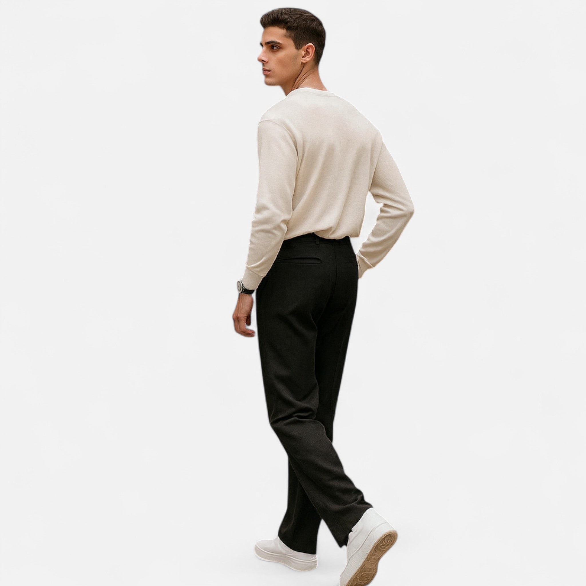 Solenne | Men’s Savile Row Slim Tailored Pants