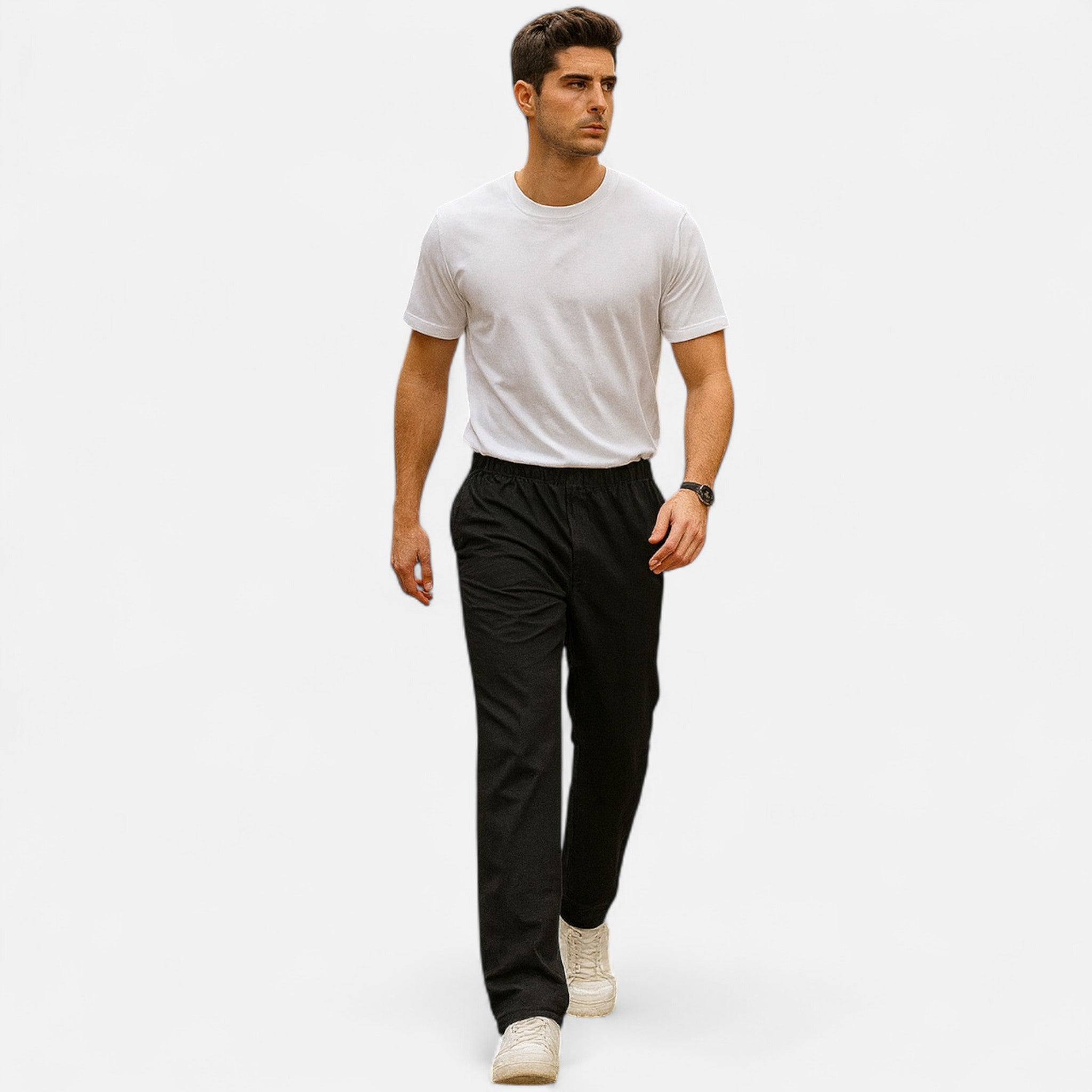 Solenne | Men’s Mayfair Tailored Cotton Pants