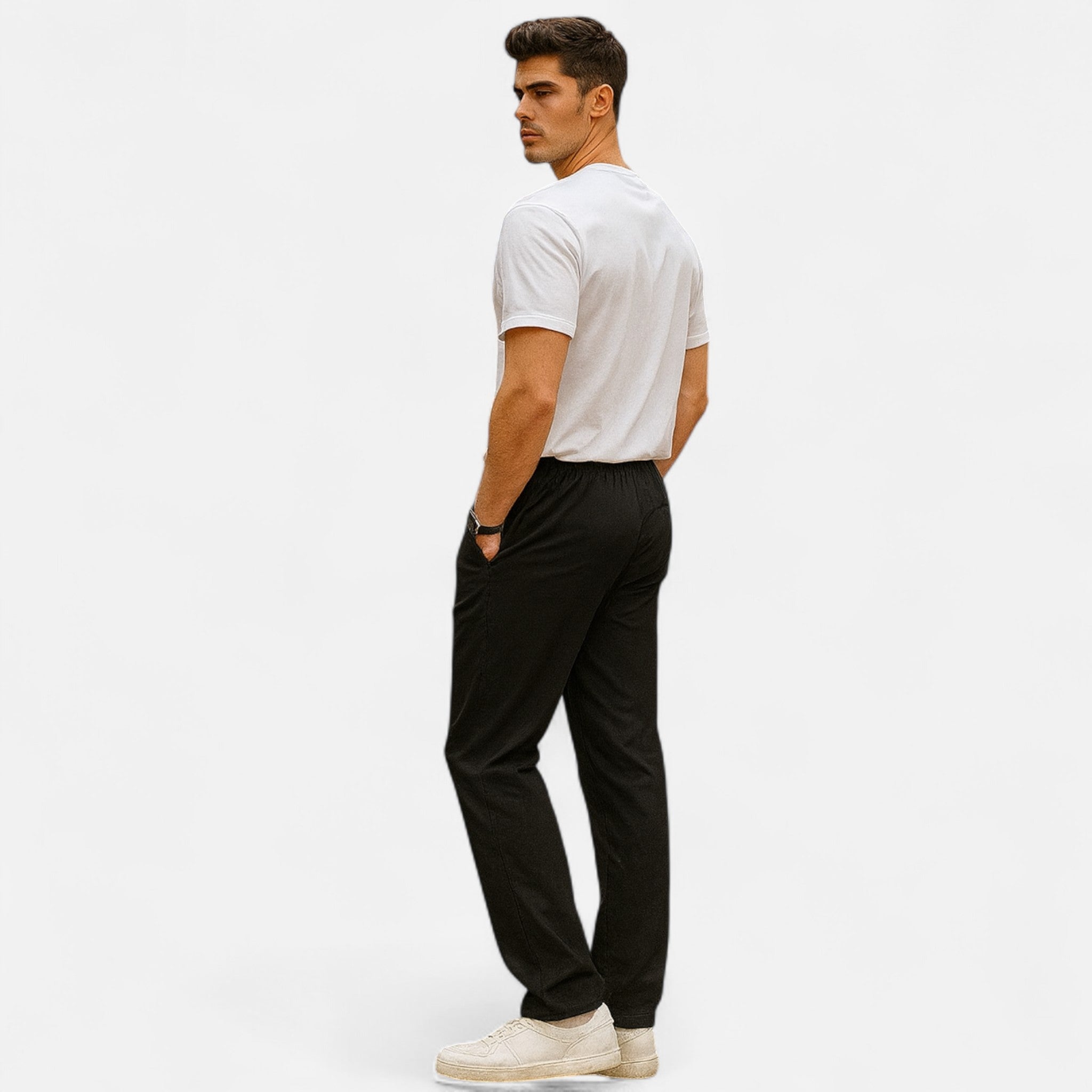 Solenne | Men’s Mayfair Tailored Cotton Pants
