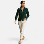 Solenne | Women’s Dual-Zip Colour-Block Sweater
