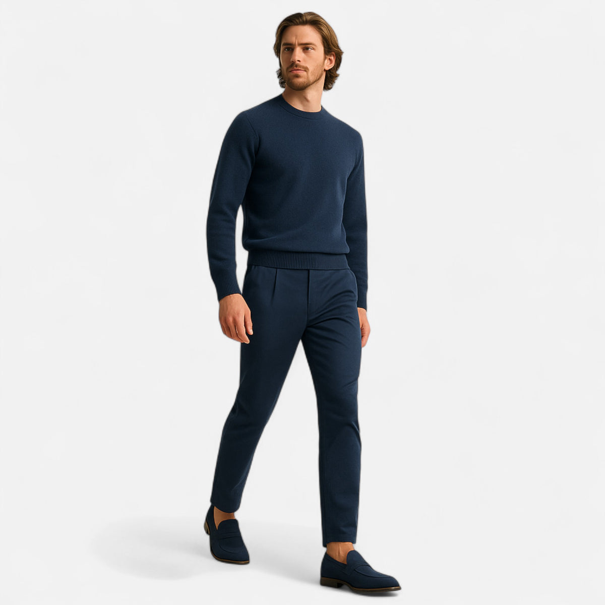 Solenne | Men’s Cowhide Slip-On Penny Loafers