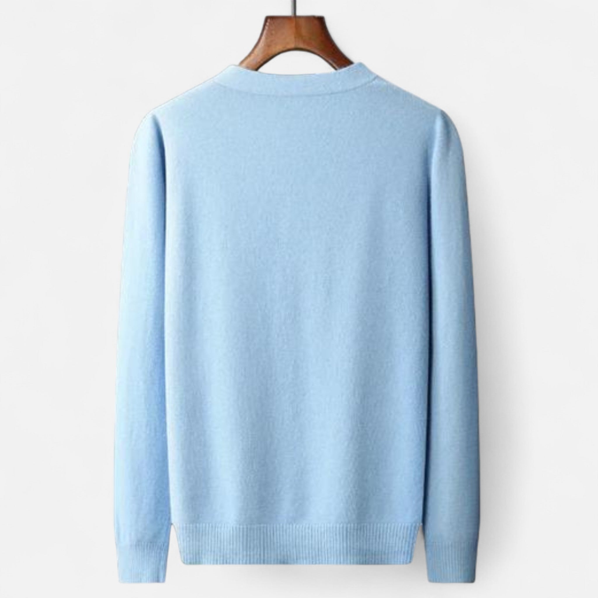 Solenne | Men’s Pure Cashmere Button-Front Cardigan