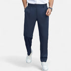 Solenne | Men’s Oxford Loose Fit Dress Trousers