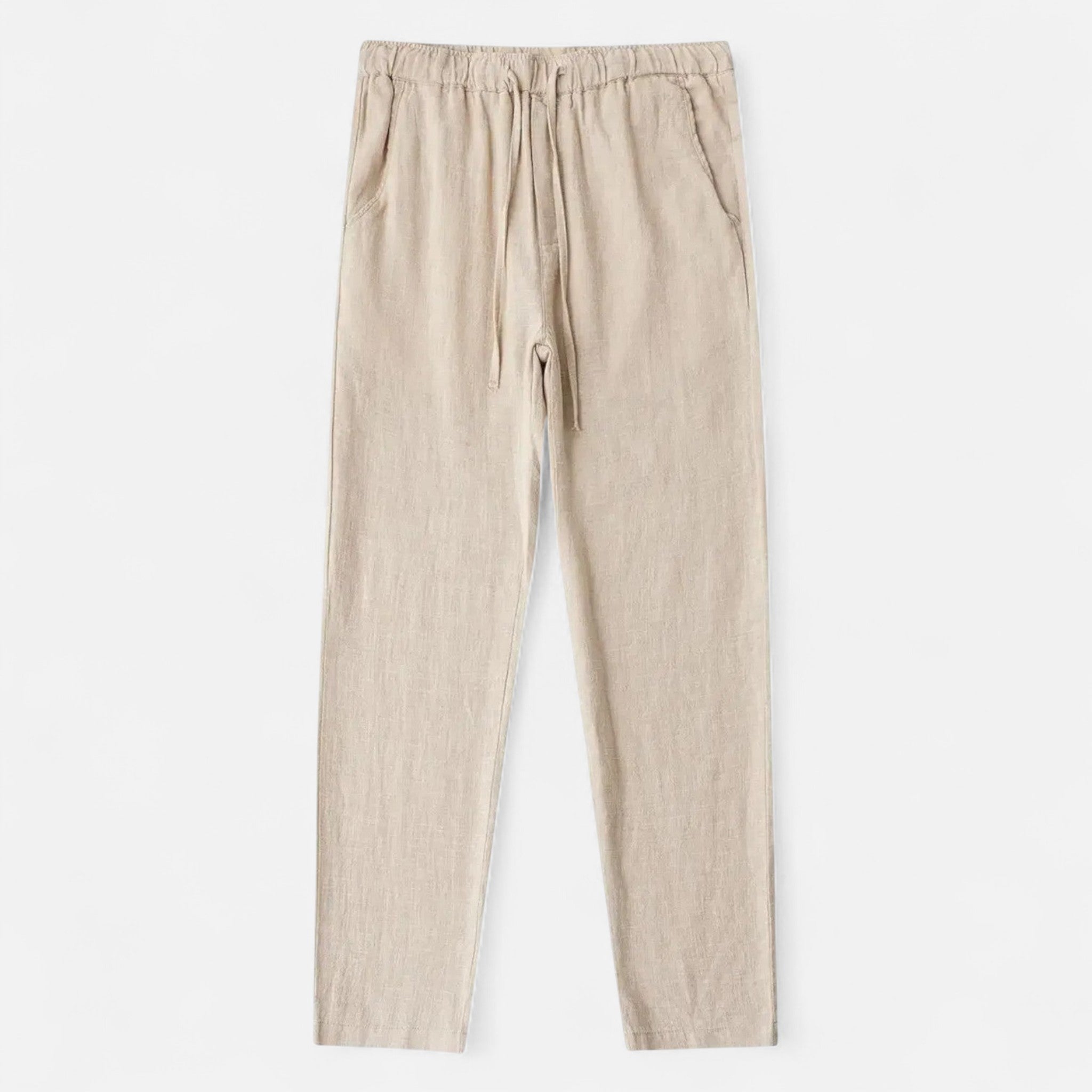 Solenne | Men’s Portofino Relaxed Linen Trousers