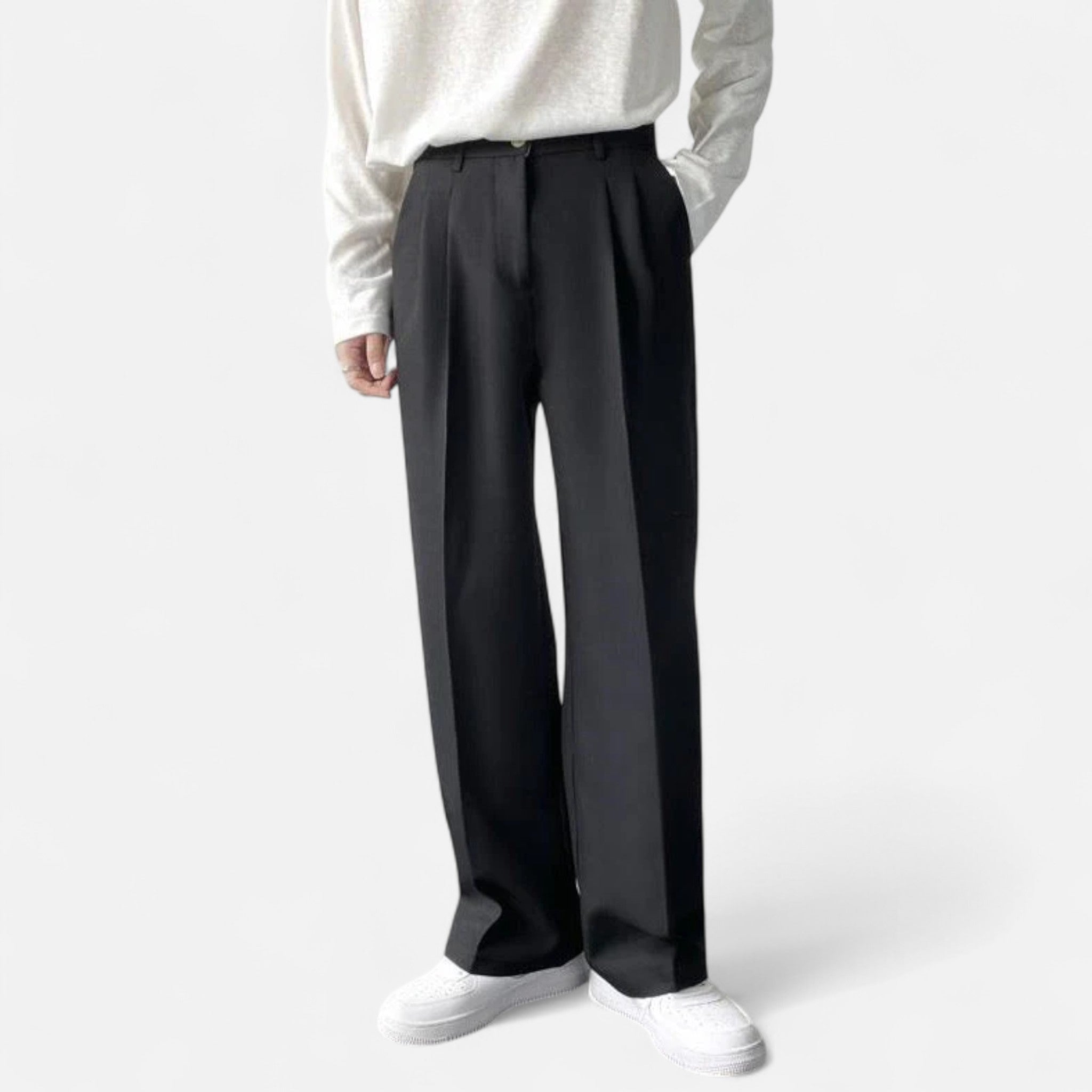 Solenne | Men’s Savile Row Slim Tailored Pants