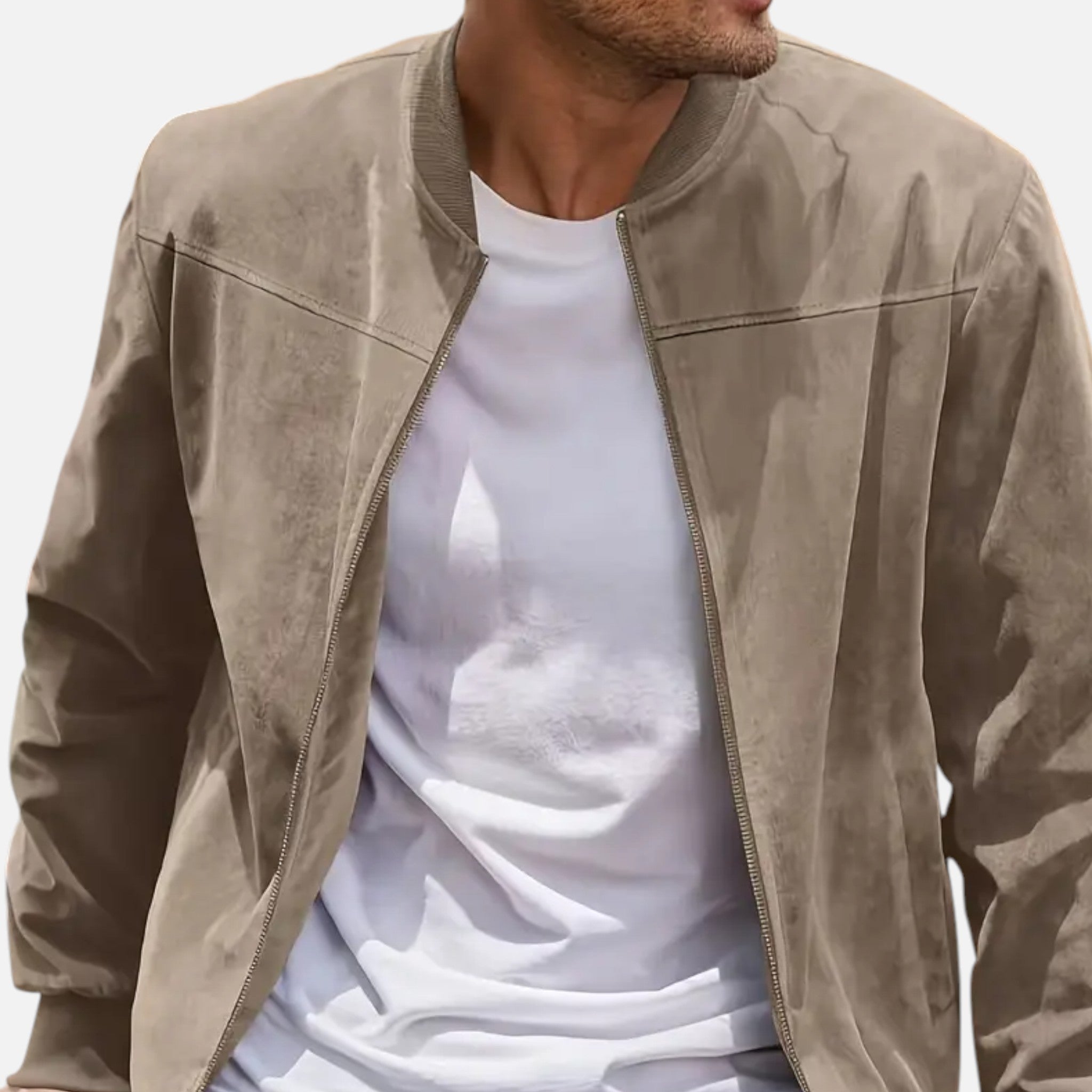 Solenne | Men’s Lightweight Vintage Bomber Jacket