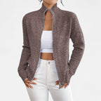 Solenne | Women’s Dual-Zip Colour-Block Sweater