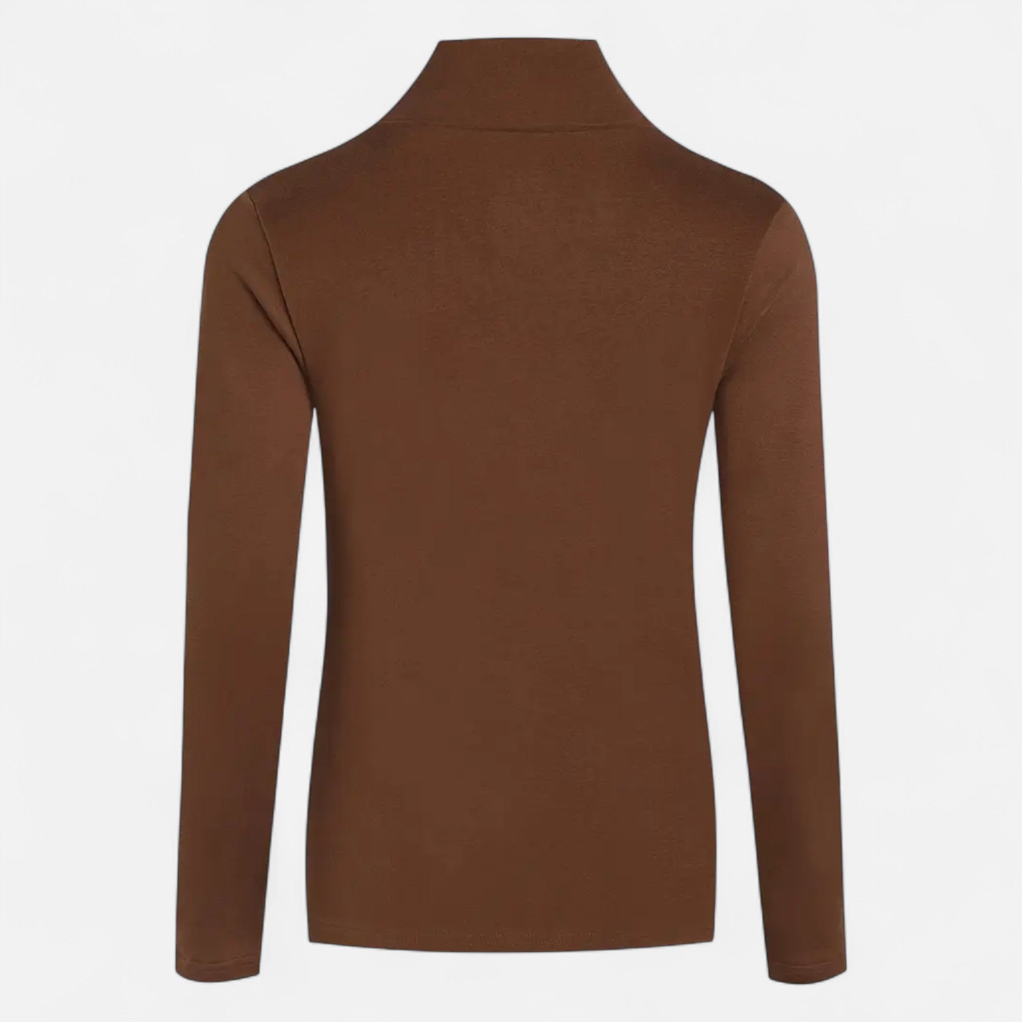 Solenne | Women’s Warm High-Neck Knit Shirt