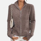 Solenne | Women’s Dual-Zip Colour-Block Sweater
