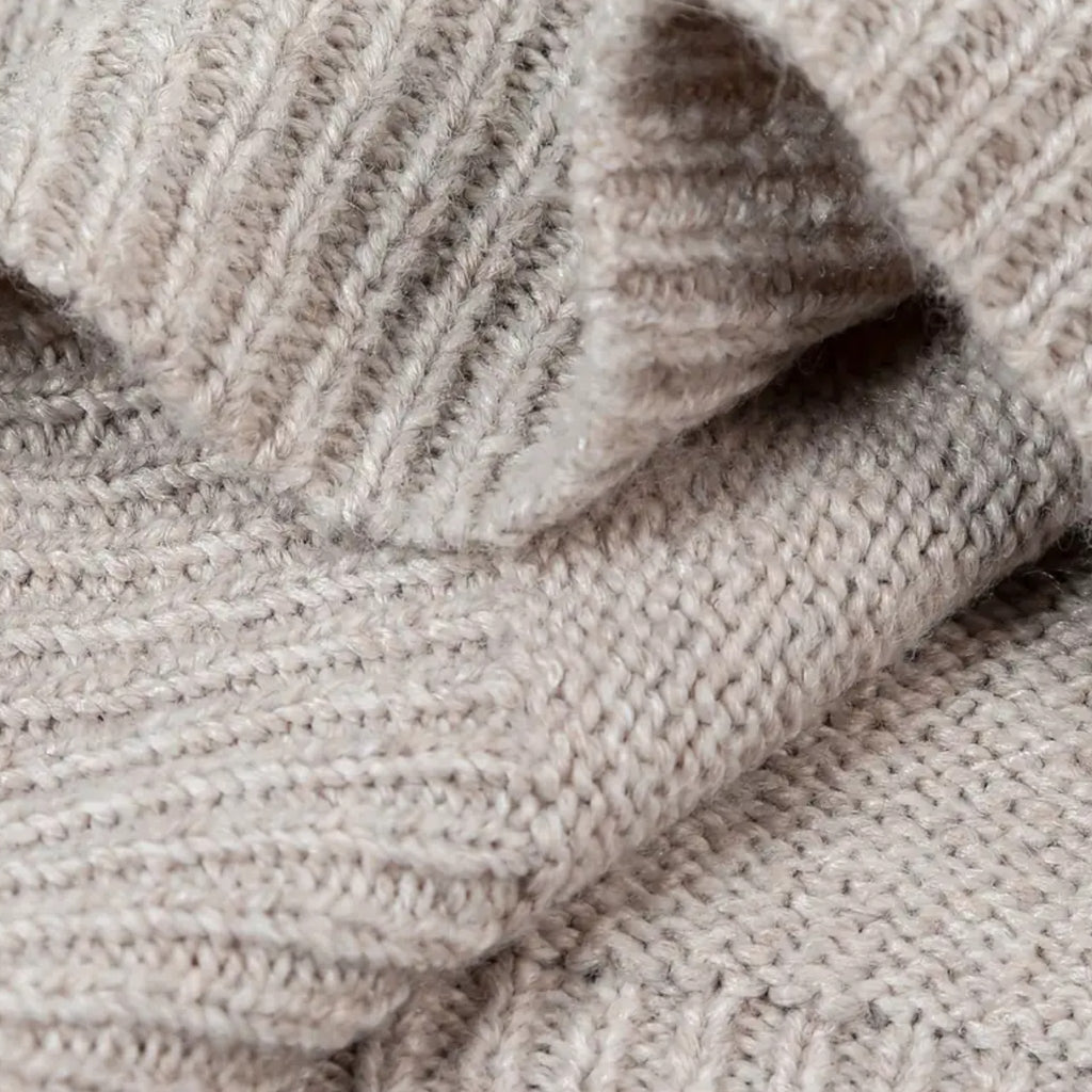 Solenne | Women’s Lettuce-Trim Crew-Neck Sweater