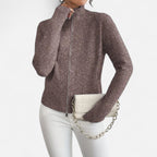 Solenne | Women’s Dual-Zip Colour-Block Sweater