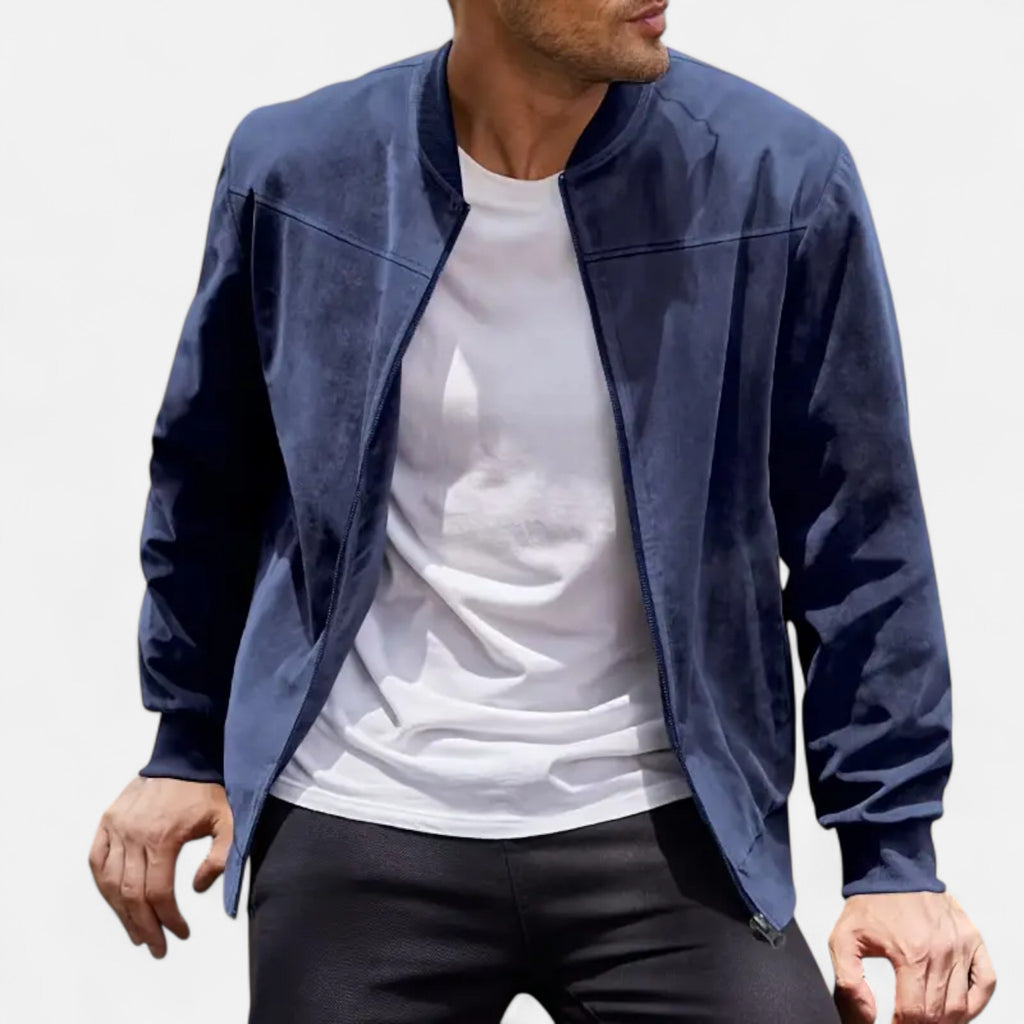 Solenne | Men’s Lightweight Vintage Bomber Jacket