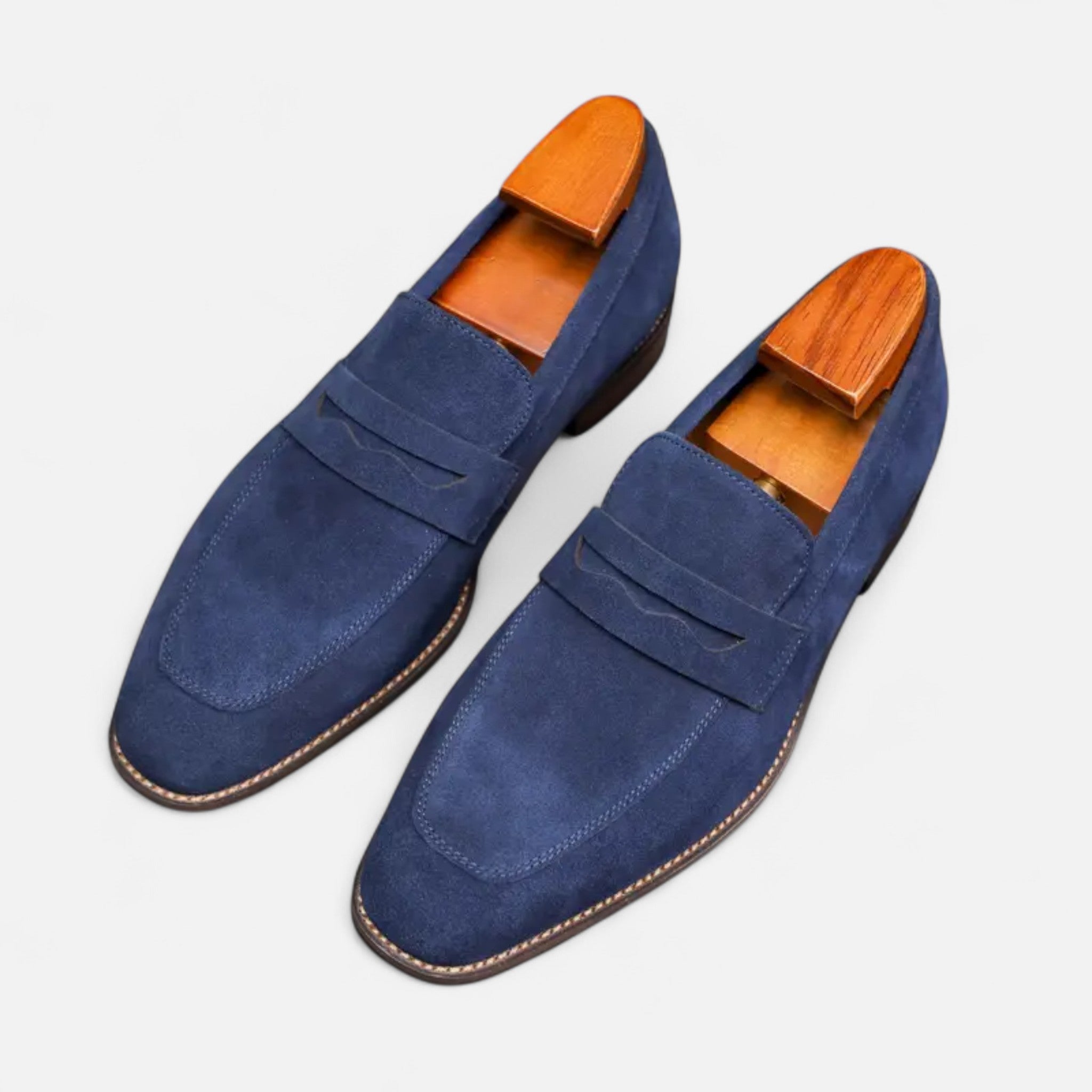 Solenne | Men’s Cowhide Slip-On Penny Loafers