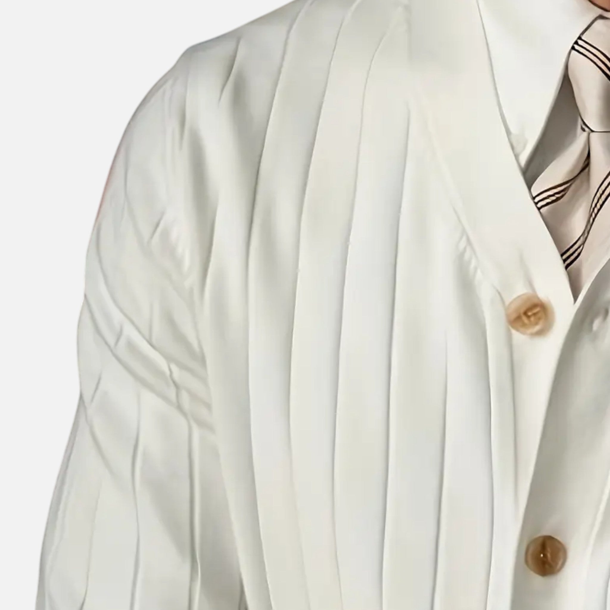 Solenne | Men’s Wool V-Neck Button-Front Cardigan