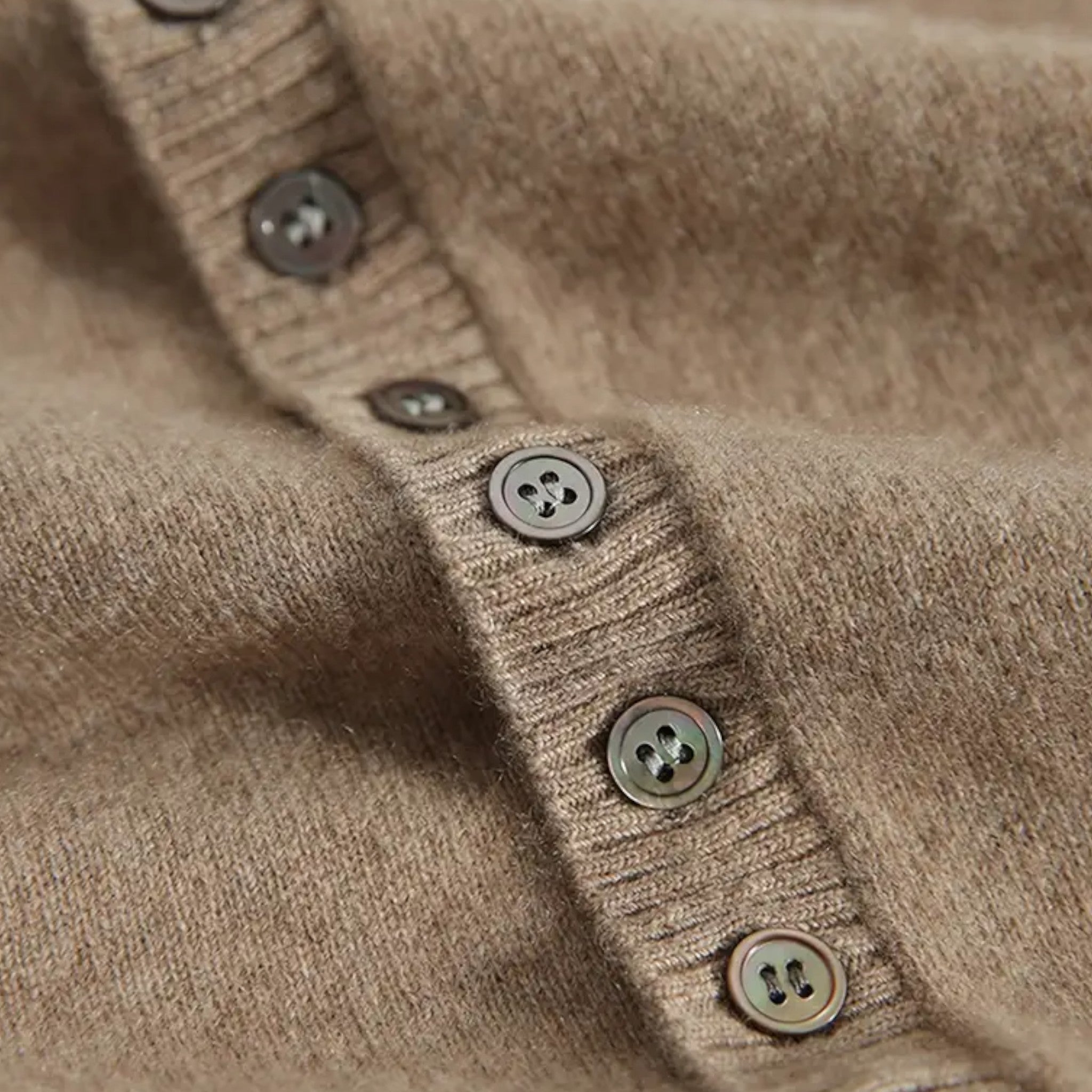 Solenne | Women’s Elegant Knit Button-Front Cardigan