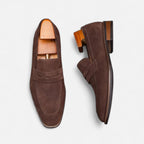 Solenne | Men’s Cowhide Slip-On Penny Loafers