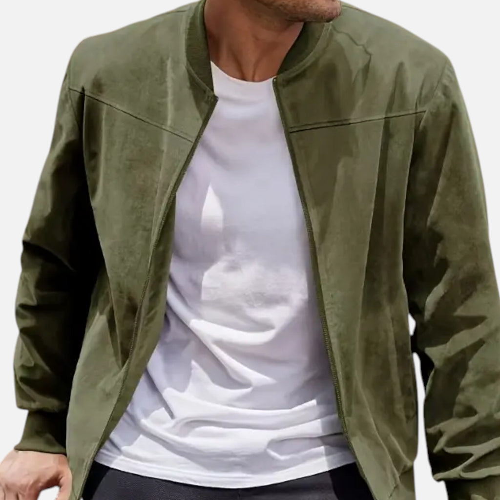 Solenne | Men’s Lightweight Vintage Bomber Jacket