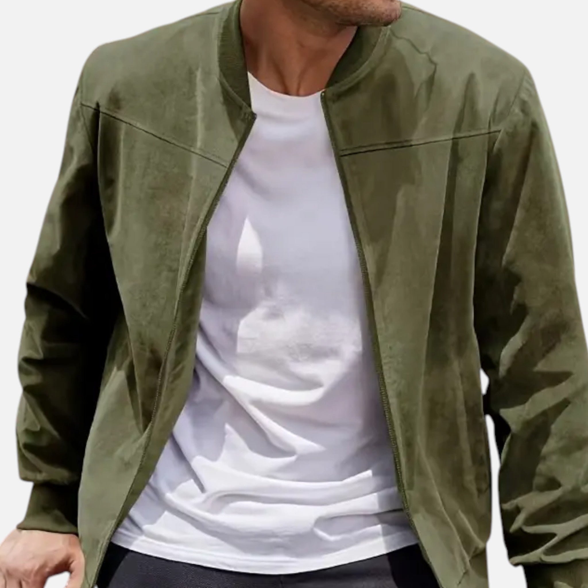Solenne | Men’s Lightweight Vintage Bomber Jacket