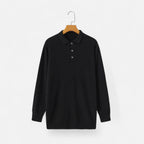 Solenne | Men’s Pure Cashmere Polo Knit