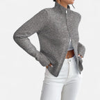 Solenne | Women’s Dual-Zip Colour-Block Sweater