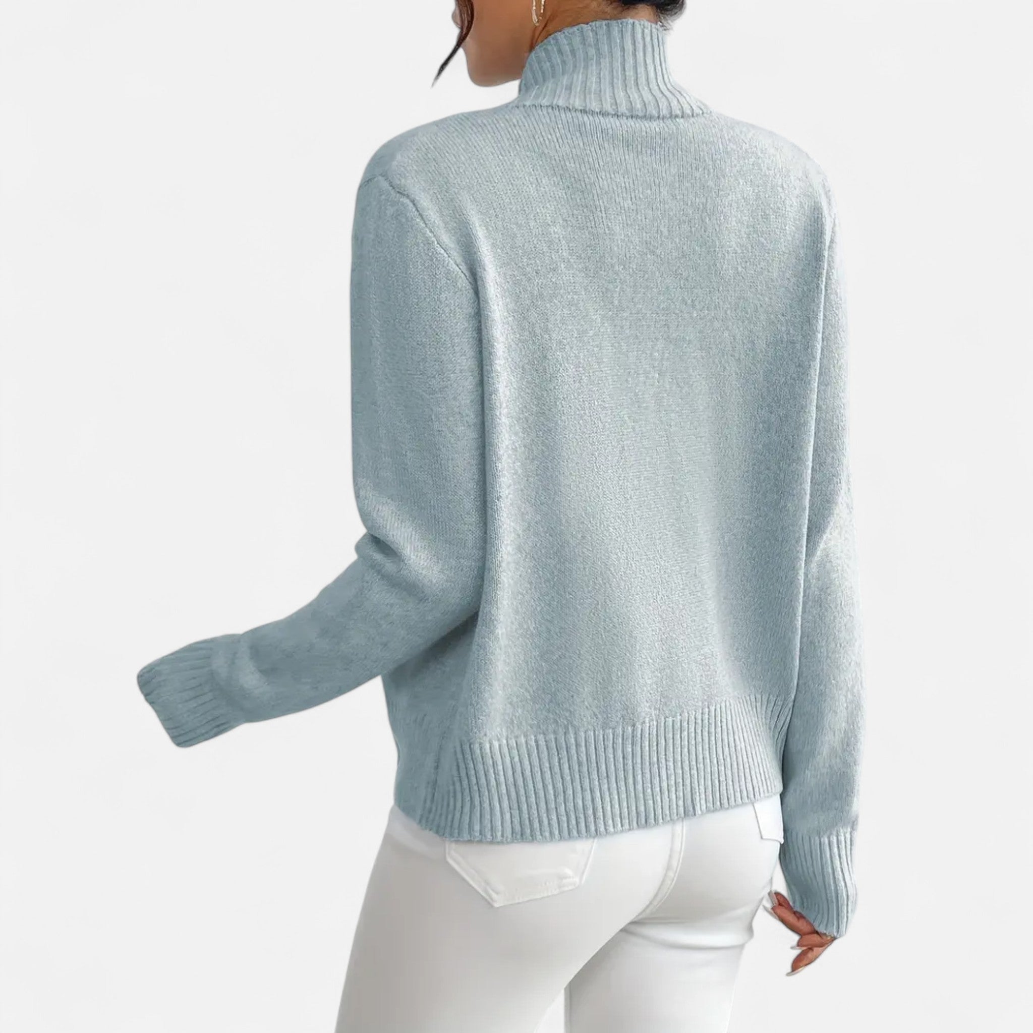 Solenne | Women’s Dual-Zip Colour-Block Sweater