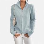 Solenne | Women’s Dual-Zip Colour-Block Sweater