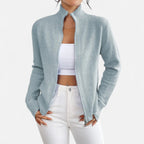 Solenne | Women’s Dual-Zip Colour-Block Sweater