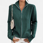 Solenne | Women’s Dual-Zip Colour-Block Sweater