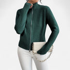 Solenne | Women’s Dual-Zip Colour-Block Sweater