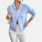 Solenne | Women’s Dual-Zip Colour-Block Sweater