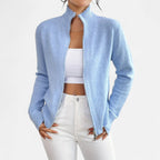 Solenne | Women’s Dual-Zip Colour-Block Sweater