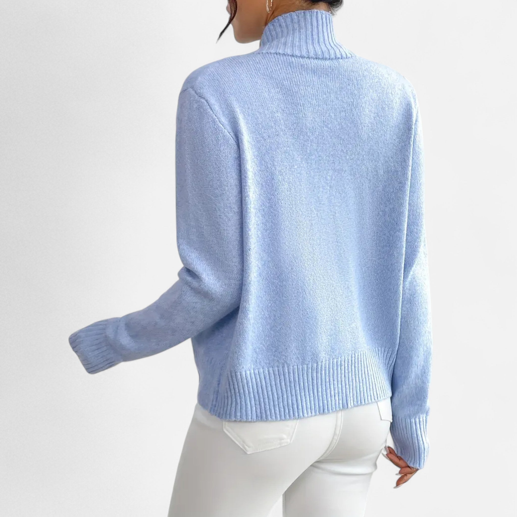 Solenne | Women’s Dual-Zip Colour-Block Sweater