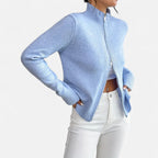 Solenne | Women’s Dual-Zip Colour-Block Sweater