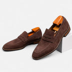 Solenne | Men’s Cowhide Slip-On Penny Loafers