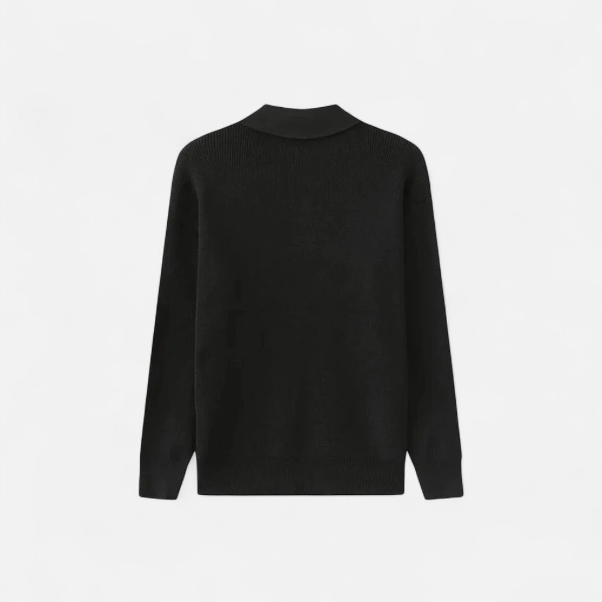 Solenne | Men’s Cotton Half-Zip Knit Sweater