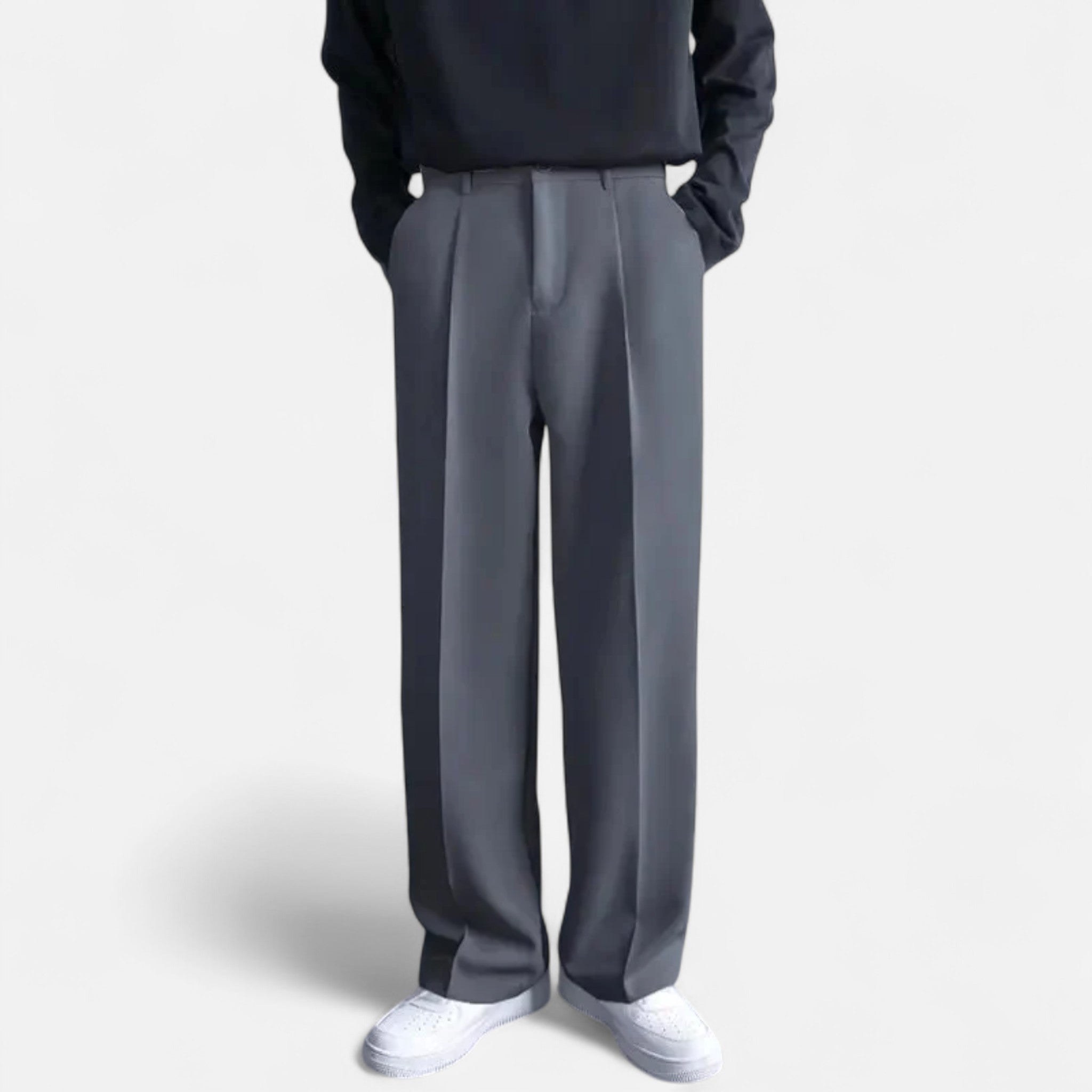 Solenne | Men’s Savile Row Slim Tailored Pants