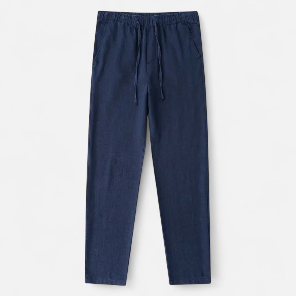 Solenne | Men’s Portofino Relaxed Linen Trousers