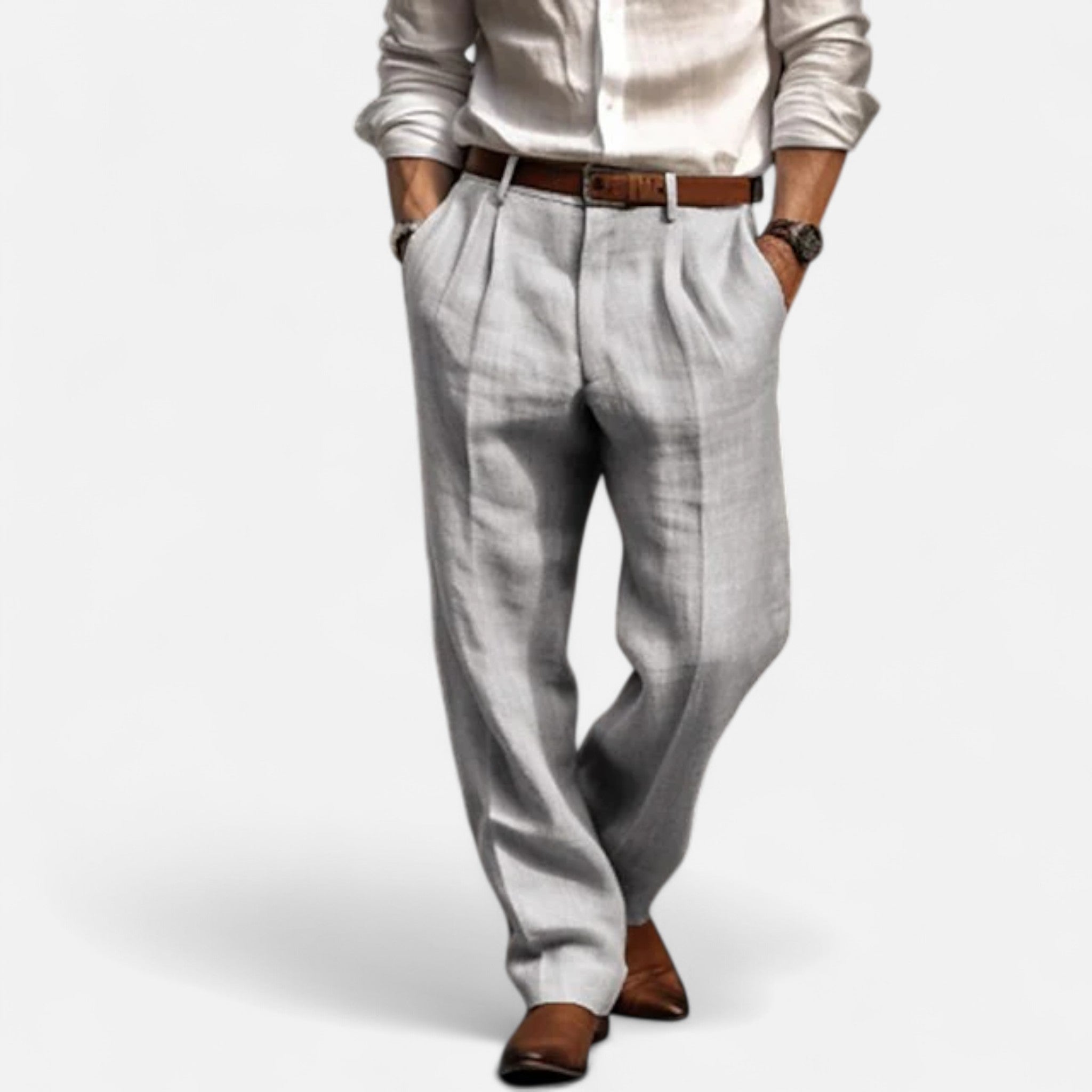 Solenne | Men’s Côte d’Azur Linen Pants