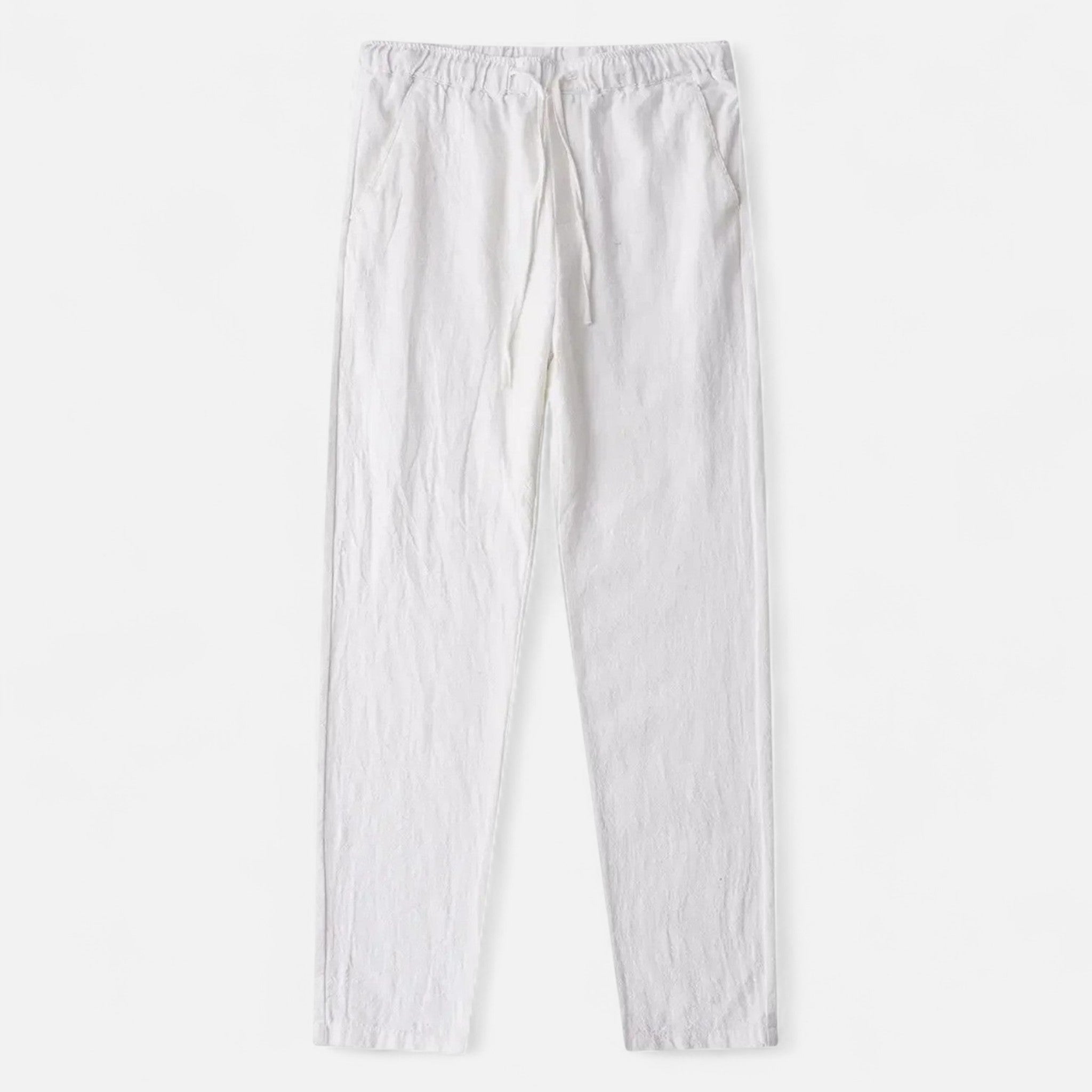 Solenne | Men’s Portofino Relaxed Linen Trousers